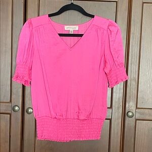 Philosophy Bright Pink Blouse